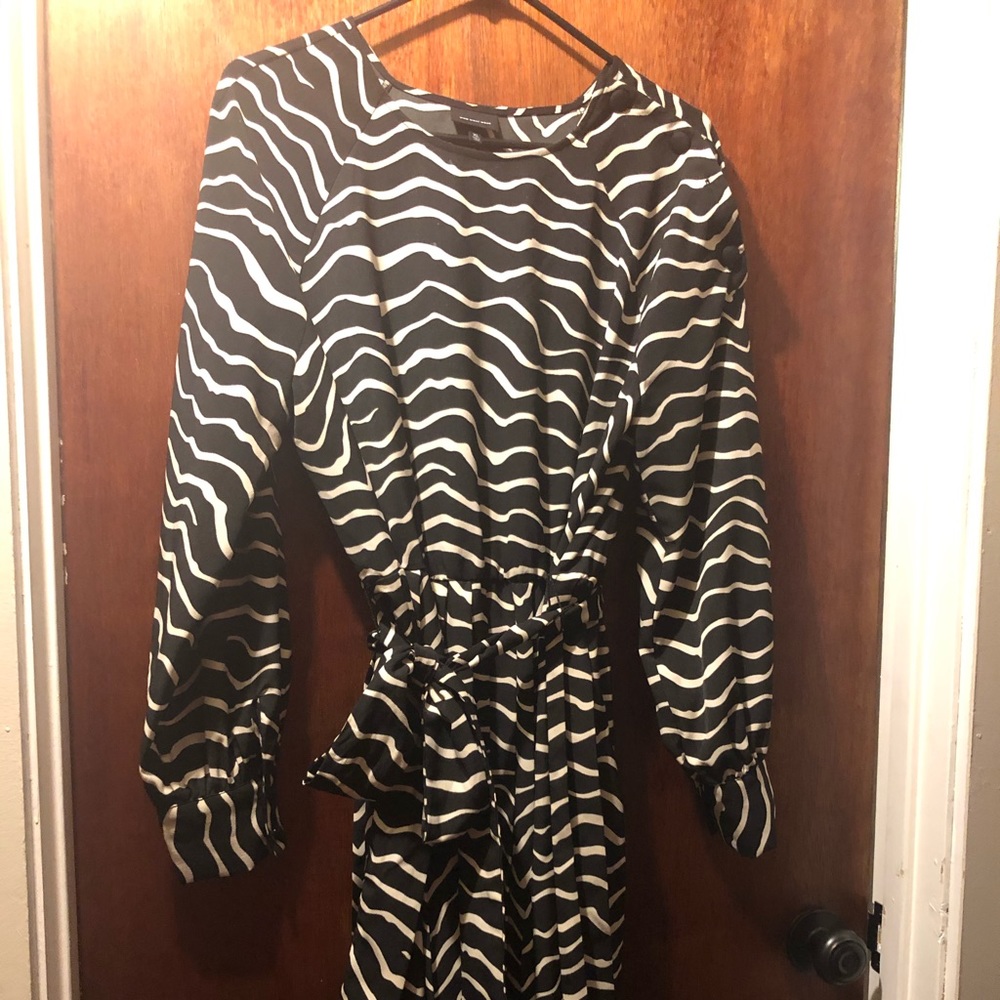 Zebra pattern dress